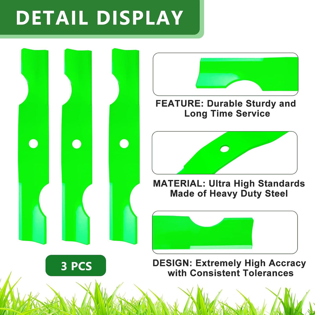 42" inch Mower Deck Gravely Blades Fit for 42 inch Mower Blades Ariens Zoom ZT ZT42 Decks Replace 915148 915159