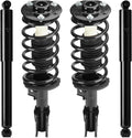 Front & Rear Strut Shock Assembly w/Coil Spring for Equinox 07-17, Chevy Captiva Sport 12-13, GMC Terrain 10-17, Pontiac Torrent/Suzuki XL-7 07-09, 172526 911258, Left & Right, 4PCS