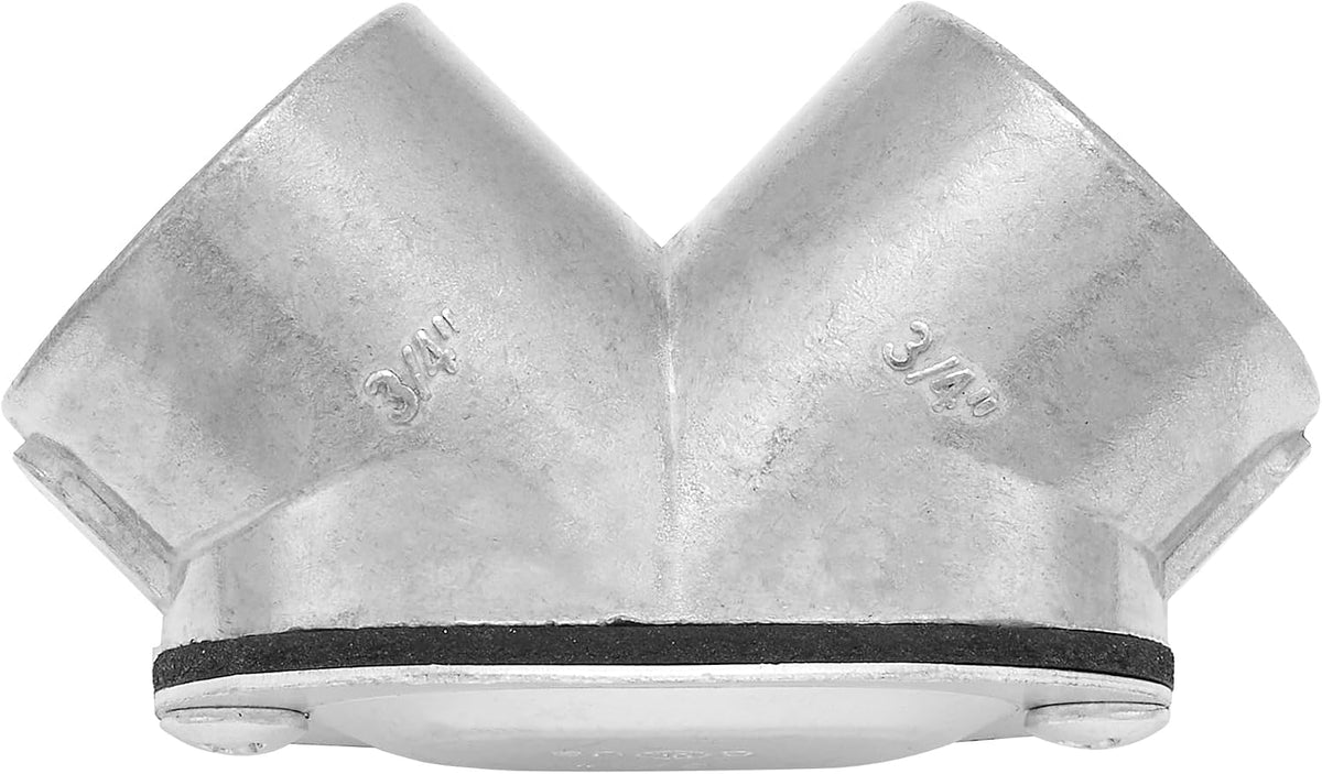 Maxxima 3/4 in. Conduit Pull Elbow, 90-Degree, Zinc Die Cast, 6 Pack