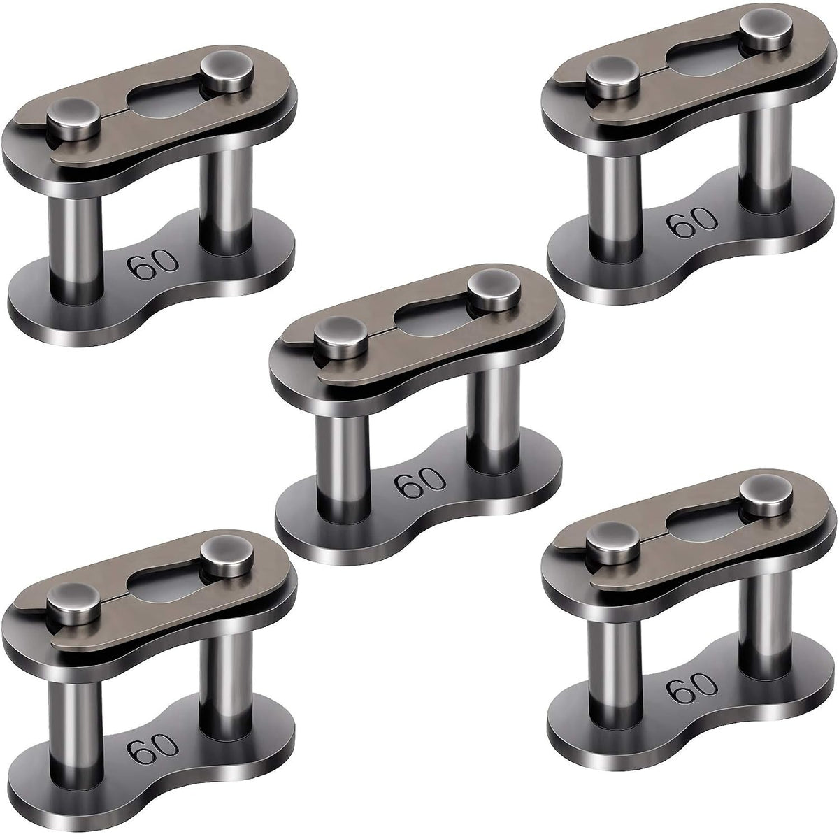 OIIKI 5 Pack #60 Roller Chain Connecting Links