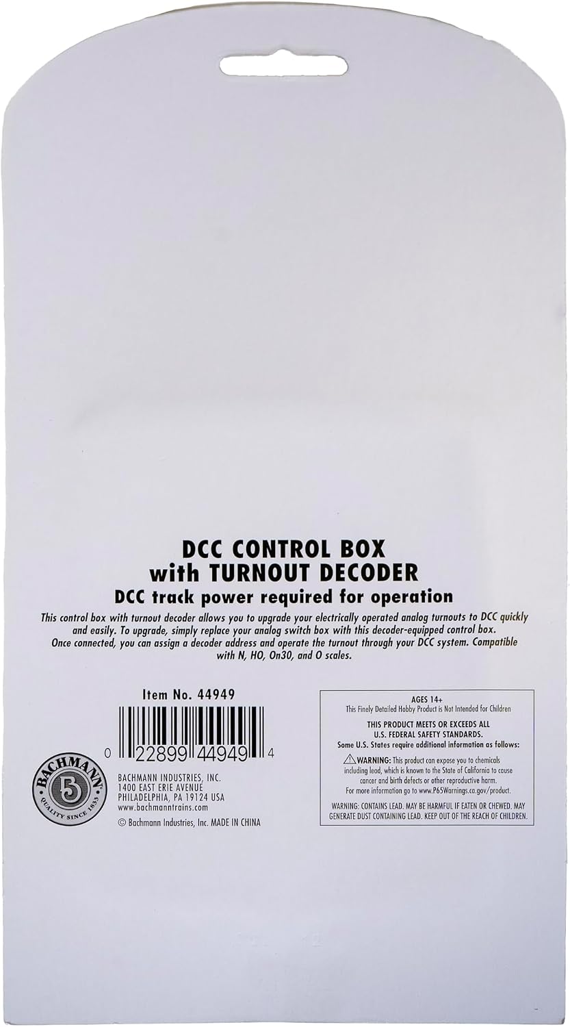 Trains - DCC Control Box with Turnout DECODER - HO Scale