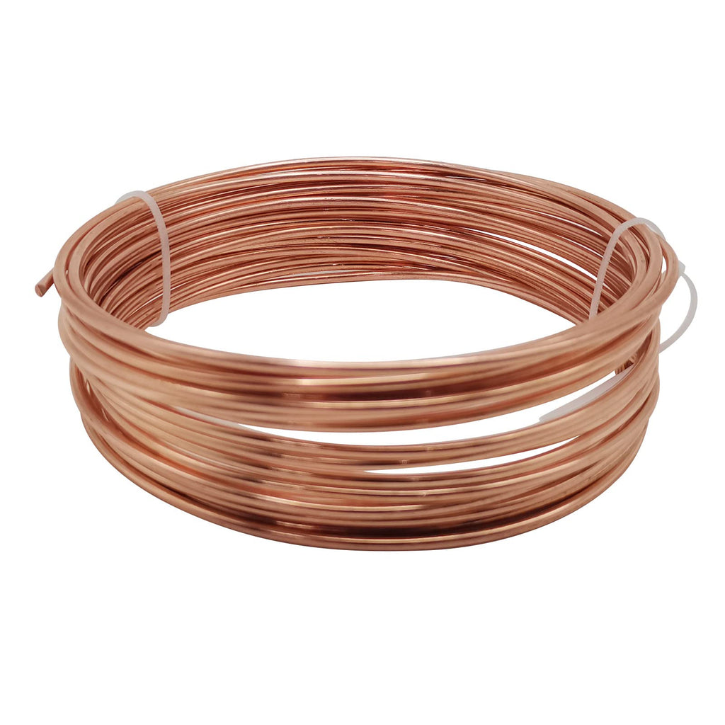 Soft ANNEALED Ground Wire Solid 10 AWG 25 FEET Copper Cables Electronic Wire Cable Electrics DIY
