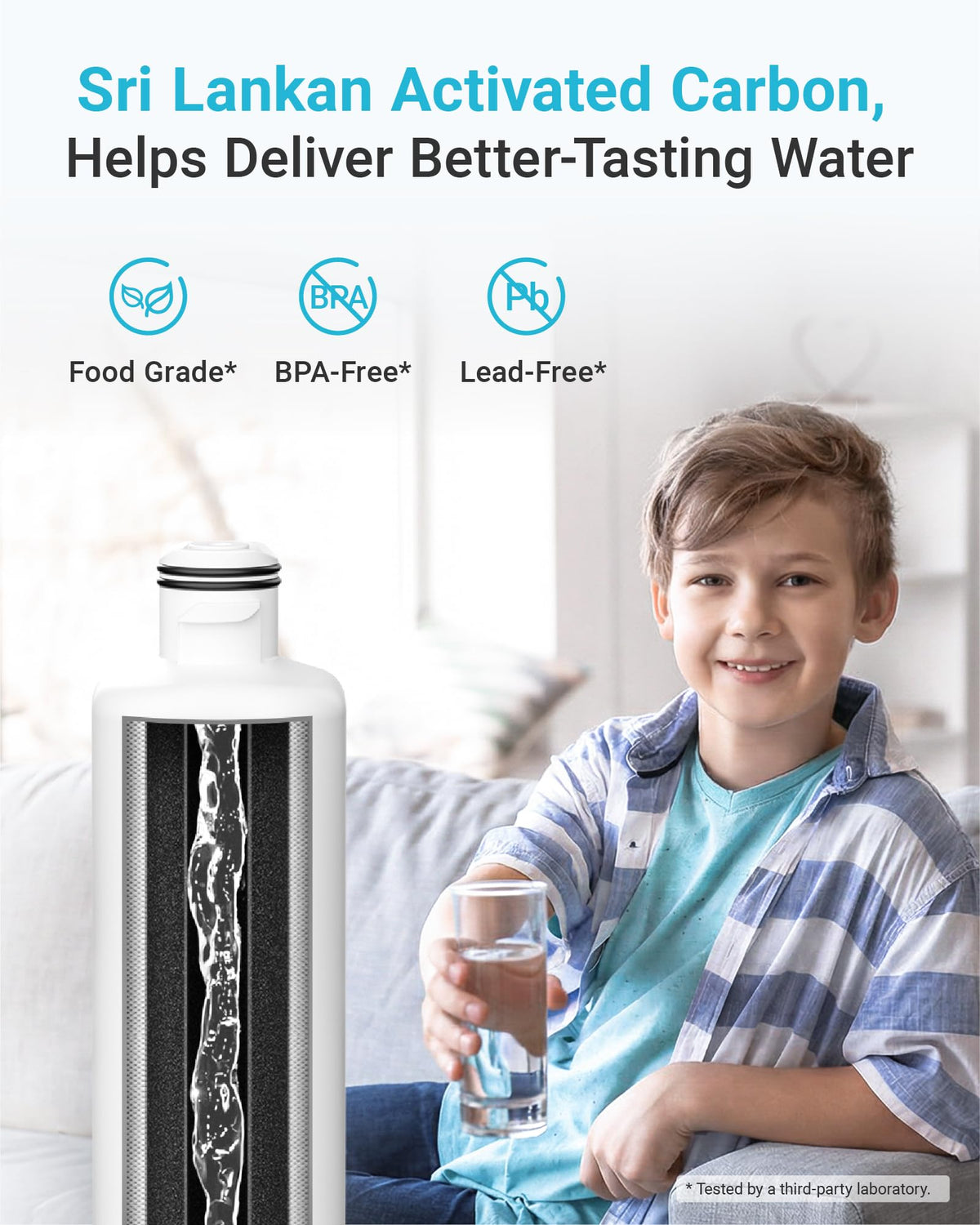 Water Filter, Replacement for Samsung DA97-17376B, 3 Pack