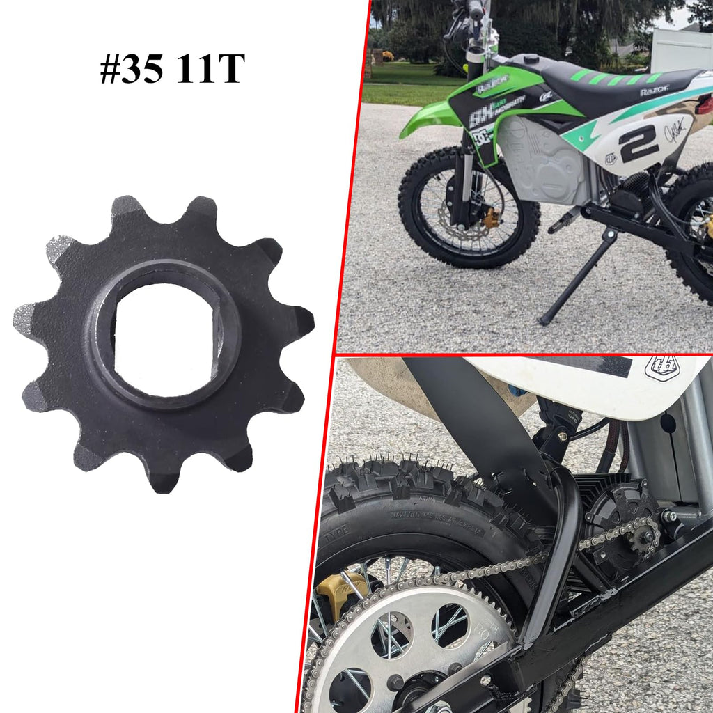 #35 11T Sprocket for KR5V V2 Motor Electric Motorcycle ATV Quad Dirt Pit