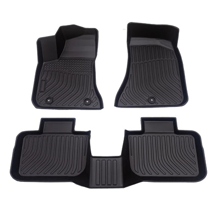 All Weather Floor Mats for 2011-2022 Dodge Charger & for 2011-2023 Chrysler 300 Floor Mats Fits 1st & 2nd & Row, 3D