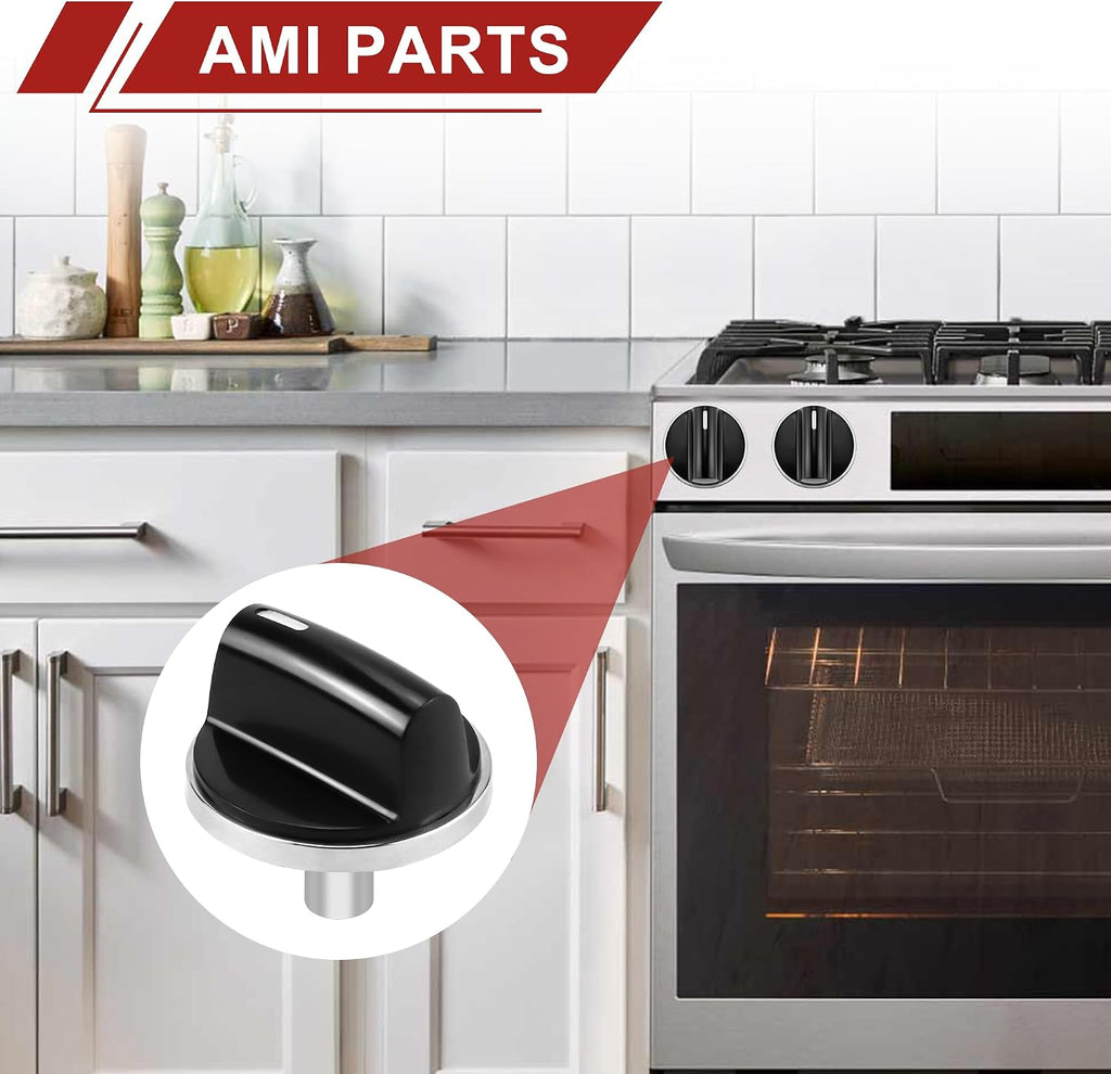 AMI PARTS 00650847 Knobs Cooktop Stove Knobs Fit for Bosch Stove Knob