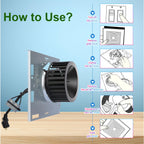 S97017066 Bathroom Exhaust Fan Motor Assembly Replacement