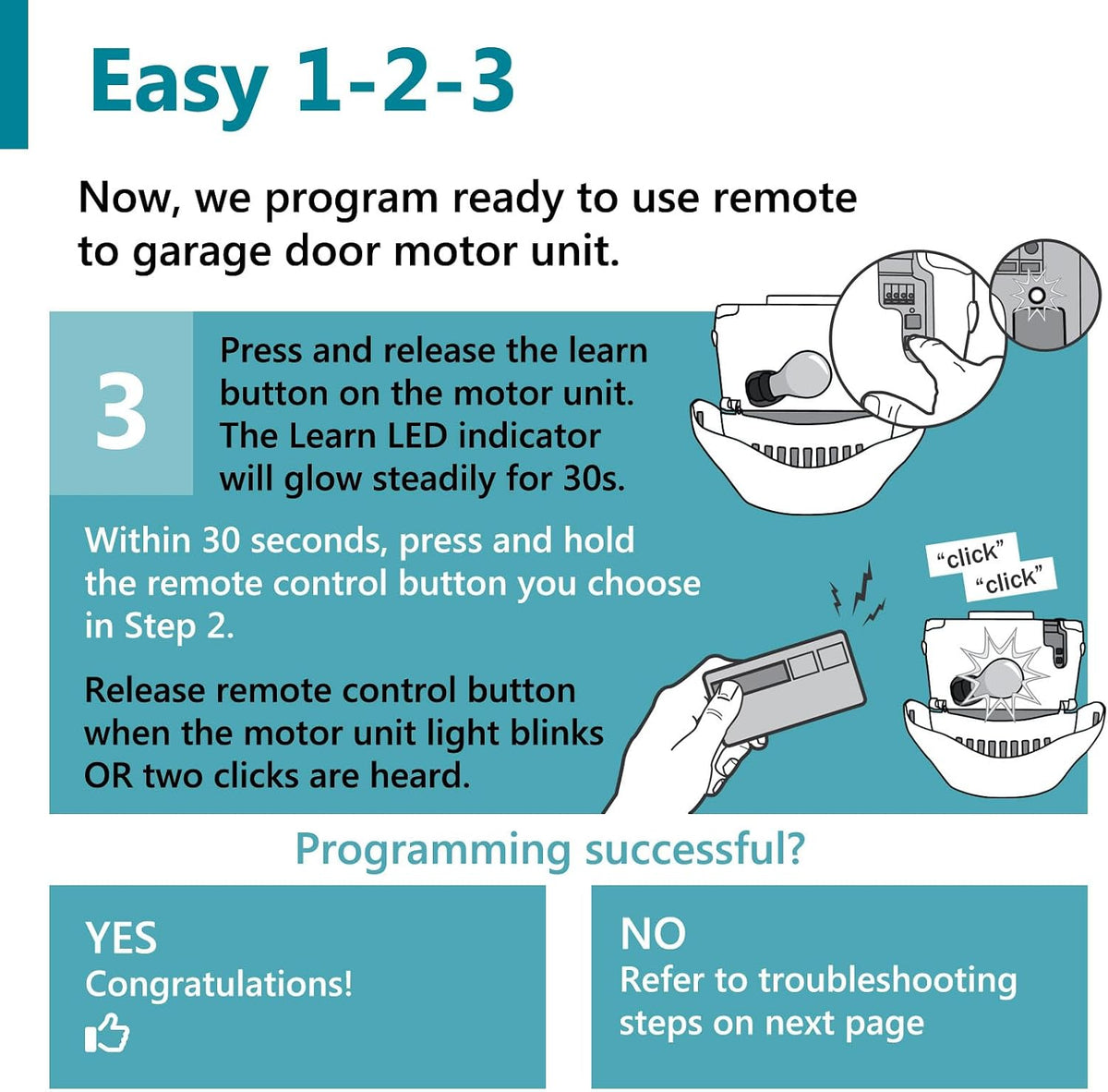 Solidremote Garage Door Opener Remote, for Sears Craftsman 139.53753 139.53681 139.53879, 2 Pack