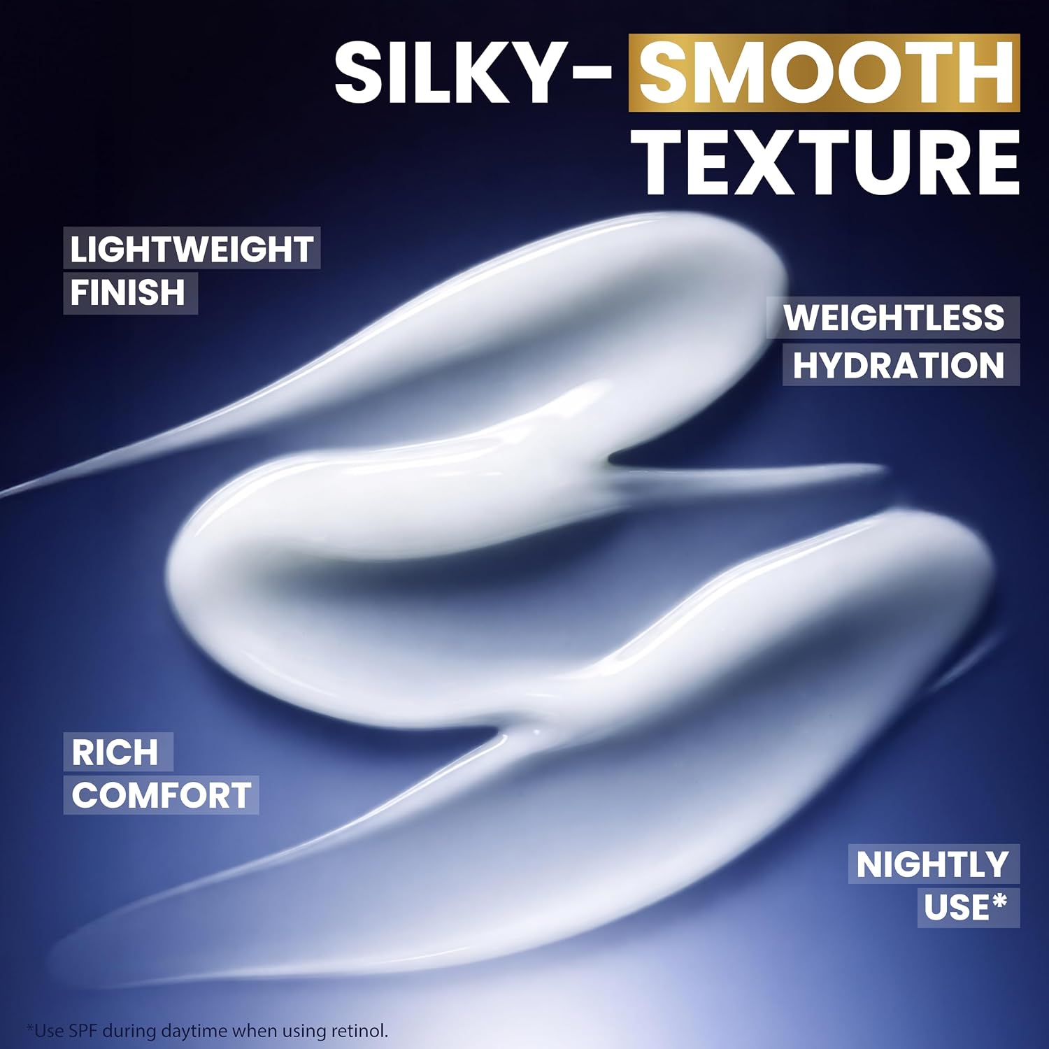 Night Cream for Women Anti Aging - Night Moisturizer for Face with Retinol, Peptides, Niacinamide - Anti-Wrinkle