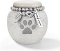 Pet Urns for Cats Dog Urns for Ashes 2.76“ Pet Urn Ceramic Small Urn