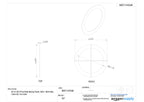 SKF AS 130170 Thrust Roller Bearing Washer, Metric, 130mm Bore, 170mm OD, 1mm Width