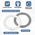 uxcell 2 Sets AXK5070 Thrust Needle Roller Bearings with Washers, ID 50mm