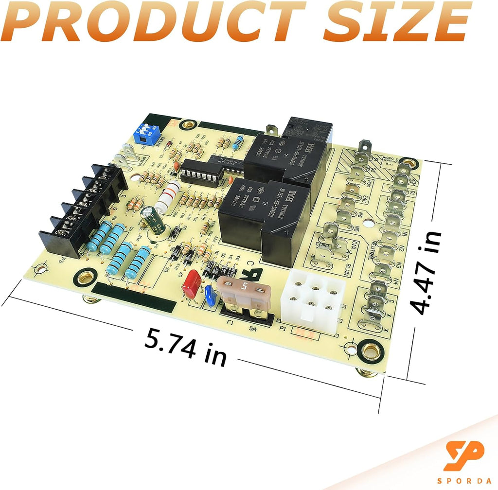 ST9120C Furnace Fan Control Board fits for Honeywell Furnace Fan