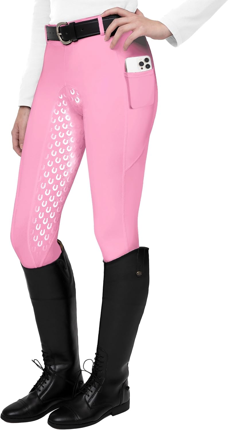 Women's Full Seat Riding Tights Active Silicon Grip Horse Riding Tights Equestrian Breeches