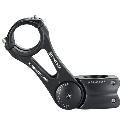 Bike Stem 0-70 Degree 31.8mm Bicycle Stem Extender Riser Adjustable for MTB Mountain Bike Road Bike BMX 90mm 110mm 145mm