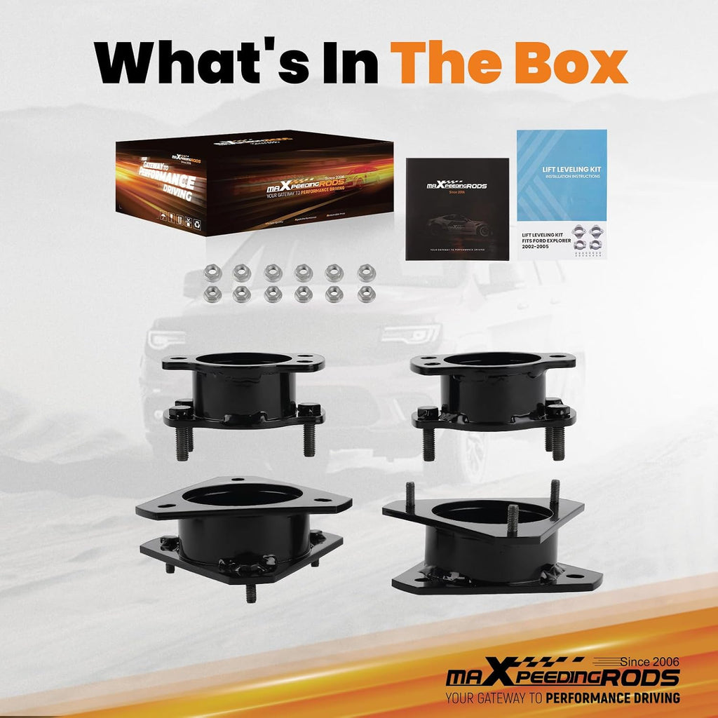 maXpeedingrods 3" Front & 2" Rear Lift Kit for Ford Explorer 2002-2005