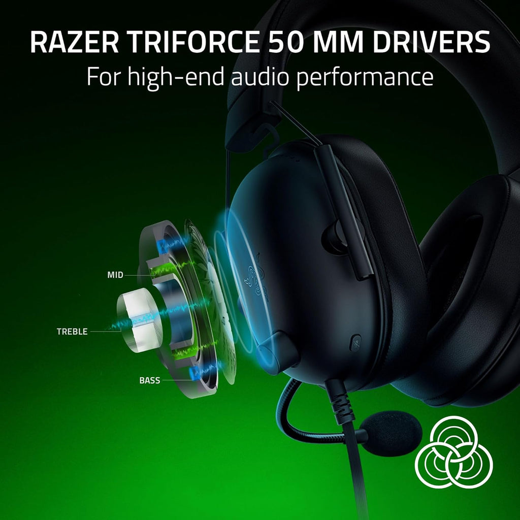 BlackShark V2 X Xbox Gaming Headset, 3.5mm Audio Jack, Black | 50mm Drivers, Cardioid Mic, Lightweight, Comfortable