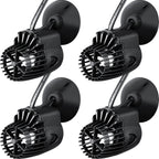4 Pcs 800 Gph Aquarium Circulation Pump with Magnetic Suction Base 360 Degree Rotating Wave Maker Submersible