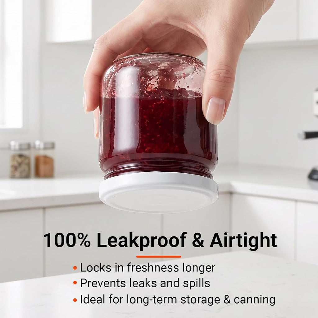Jar Replacement Lids Compatible with Bonne Maman, 10PCS Lug Cap Set