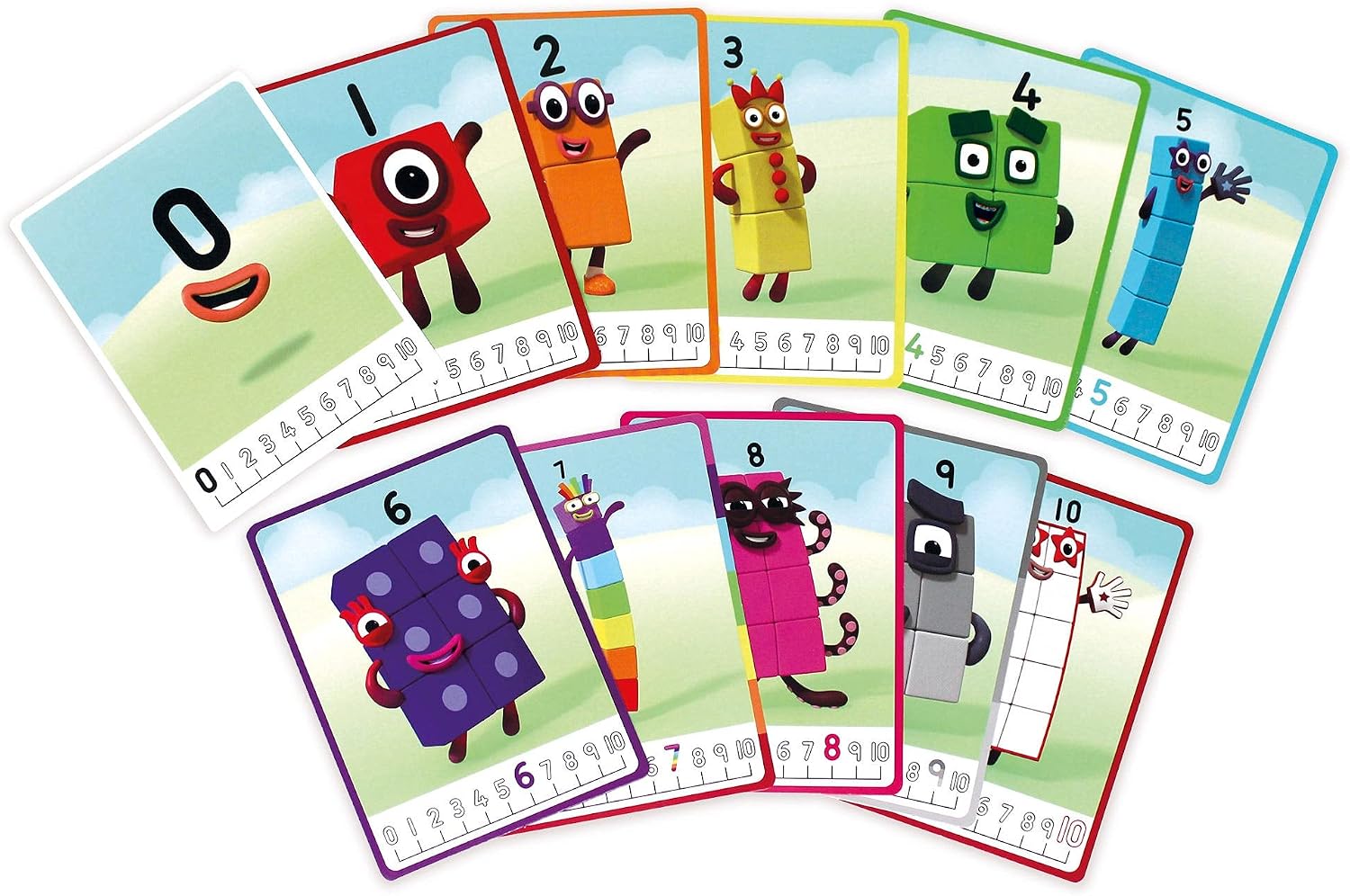 MathLink Cubes Numberblocks 1-10 Activity Set, 30 Preschool Learning Activities, Counting Blocks, Linking Cubes