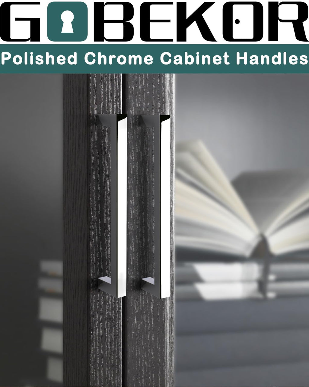 30 Pack Cabinet Pulls - Solid Zinc Alloy Kitchen Bathroom Cabinet Handle & Pull for Drawers, Dressers Cabinets