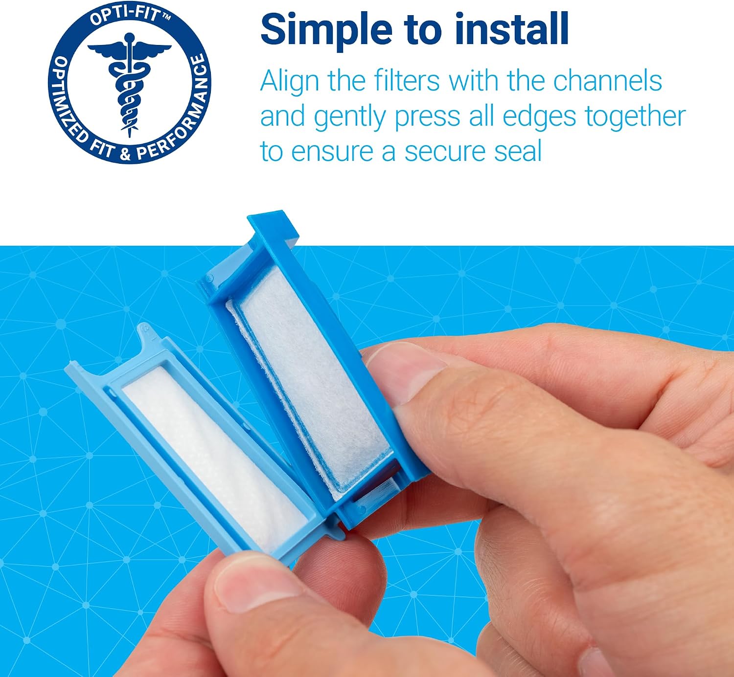 CPAP Filters (27 ct) for Respironics DreamStation 1 CPAP Machine. Includes 18 Ultrafines and 9 Reusable Filters (27