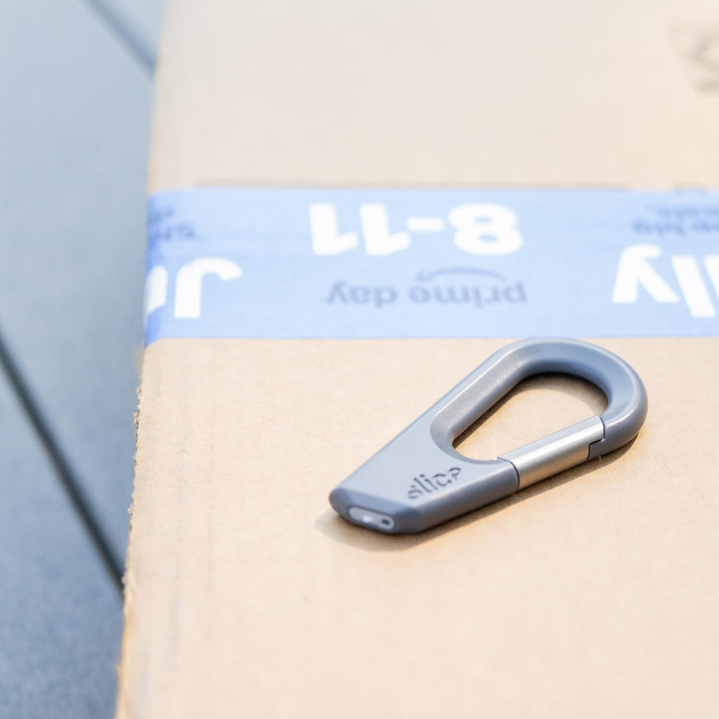 Carabiner Cutter | Keychain Knife and Box Cutter with Ceramic Micro Blade | Lasts 11x Longer than Metal | Millennial