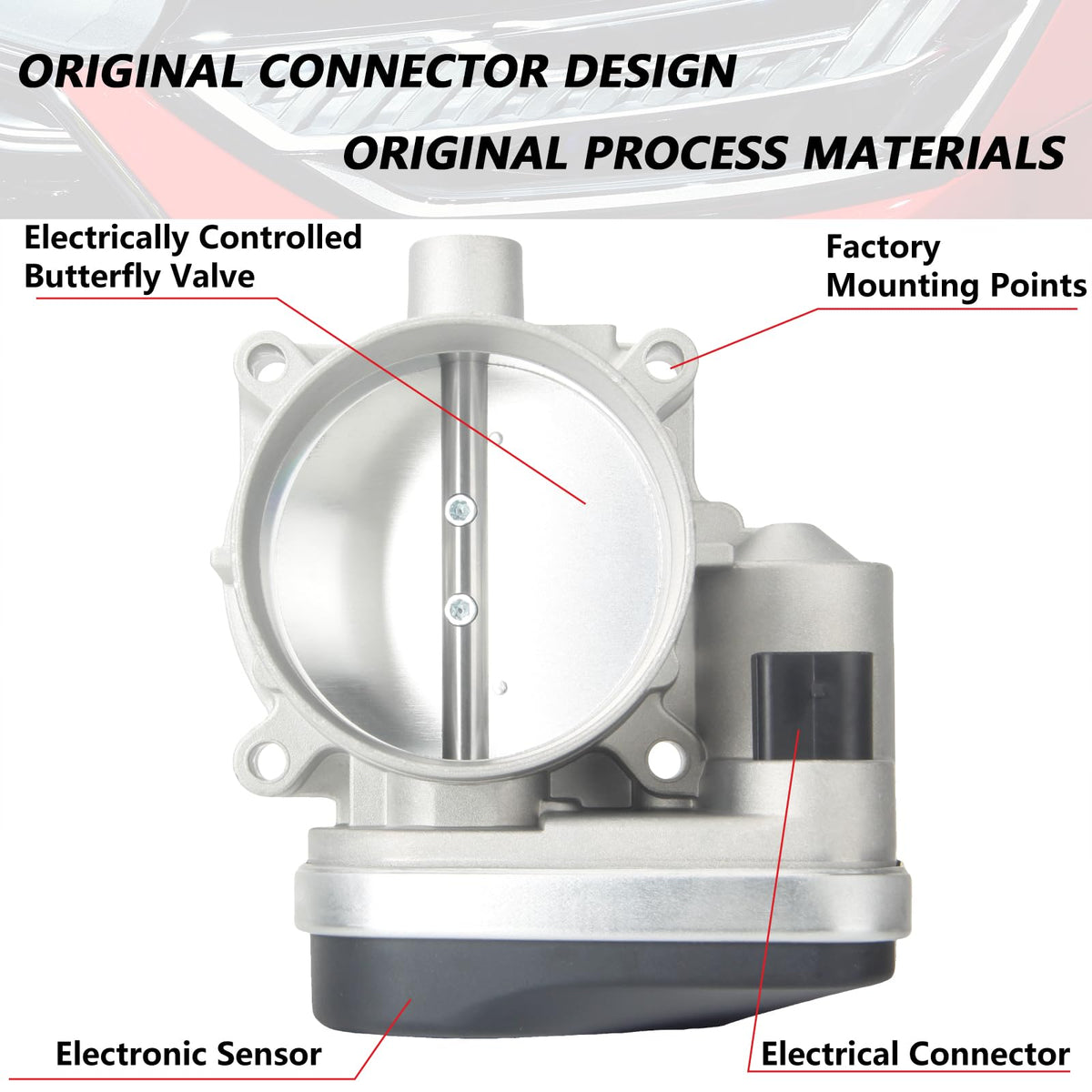DOSKJOK 4591847AA Electronic Throttle Body Assembly