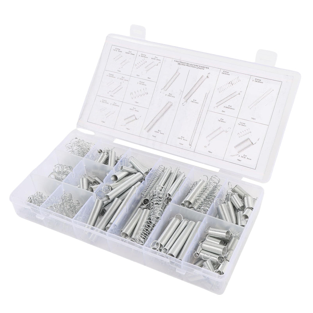 Extension Spring Assortment Kit, 200 Pcs Variety Sizes