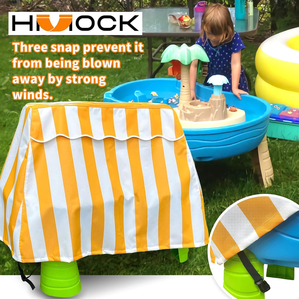 Kids Water Table Cover Fit Rain Showers Splash Pond Water Table Accessories, Waterproof Dust Proof Anti-UV Outdoor
