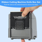 Automatic Tape Dispenser Smart Electric Ribbon Cutting Machine Knife Box Set (1 Set)
