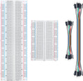 Chanzon Breadboard Kit: 2X Solderless Breadboard + 40pcs 24AWG Jumper Wires