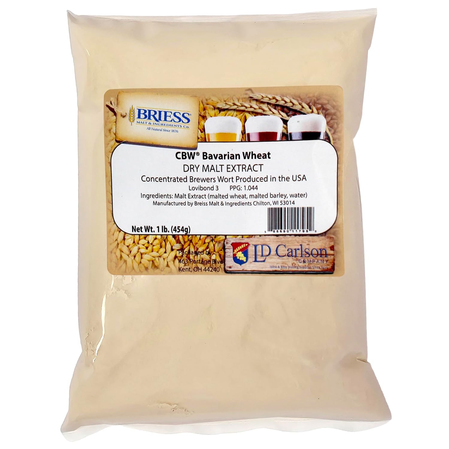 MY-YU28-E413 Dry Malt Extract - Bavarian Wheat - 1 lb.