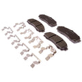 ACDelco 14D833MH Silver Semi Metallic Front Disc Brake Pad Set with Clips