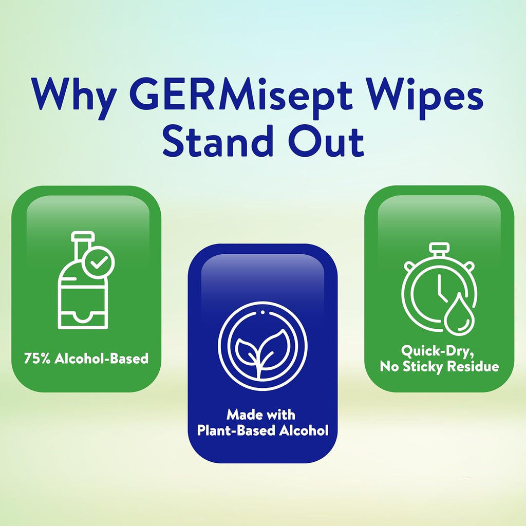 [Bulk 1200-Count] Hand Sanitizing Wipes - (300 Count x 4 Pouch) Keeping It Clean - 75% Alcohol Wipes In Easy