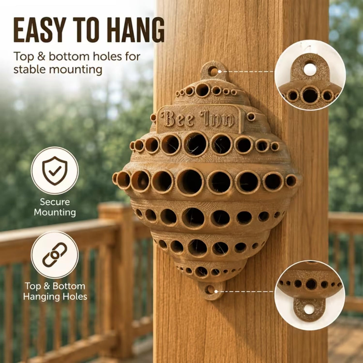 3D Printed Bee Houses for The Garden 2027 New Mason Bee House for Outdoor