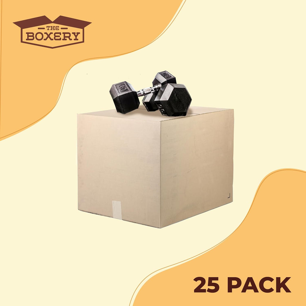 18 x 16 x 14" Heavy Duty ECT44 Cardboard Boxes, 25 Pack