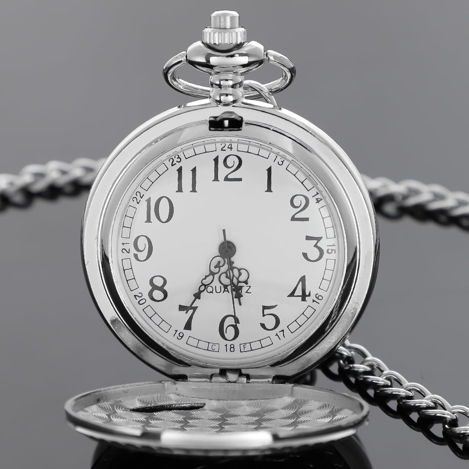 Vintage Pocket Watch Train Pocket Watch Men Women Gift | Vintage Pocket Watch Train Pocket Watch with Chain Best