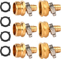 Brass Garden Hose Connector Repair Mender Kit, Fits 1/2" Water Hose Fitting
