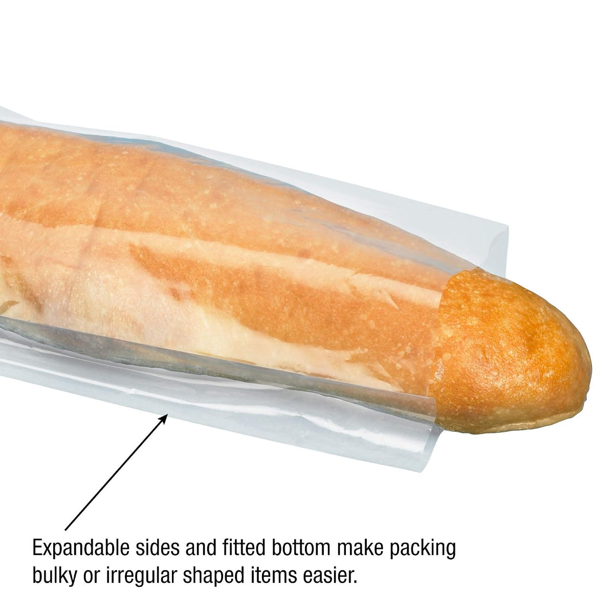 Gusseted Polypropylene Bags 1.5 Mil