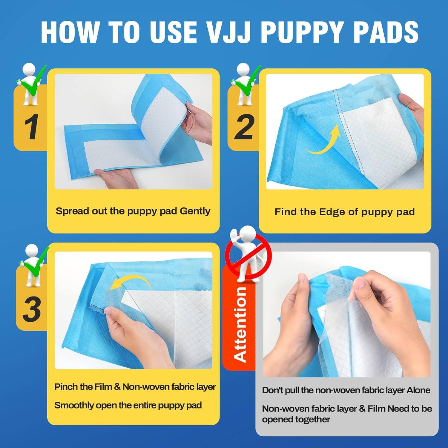 Puppy Pads XL 30"x35", 50 Count Pee Pads for Dogs Large for Doggie&Cats, Disposable Dog Pee Pads Extra Large, X-Large