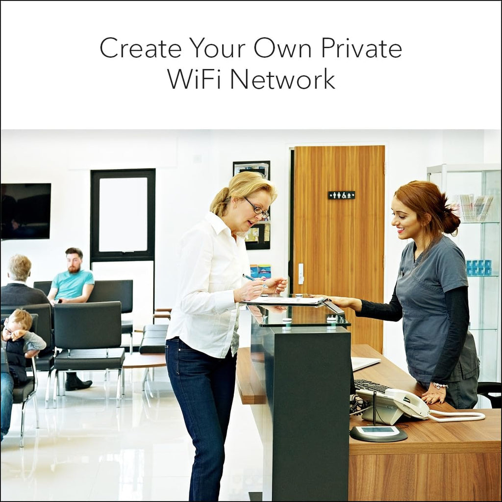 WiFi 6 Wireless Access Point with Power Adapter (WAX210PA) | Dual-Band AX1800 Speed, 1 x 1G Ethernet PoE Port, Up to