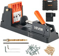 Pocket Hole Jig Kit, 1/2" to 1-1/2" Adjustable, Lightweight Jig Pocket Hole System with Dust Collection Adapter