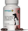 WorksSoWell Dual Action Hip and Joint Supplement for Dogs & Cats - for Large & Small Breed - Great for Oral
