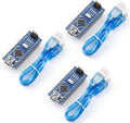 ELEGOO Nano V3 Boards with Mini-B USB Cables, ATmega328P, CH340, 3-Pack