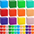 60 Pack 4x4x4 Inch Gift Boxes with Lids, 12 Colors