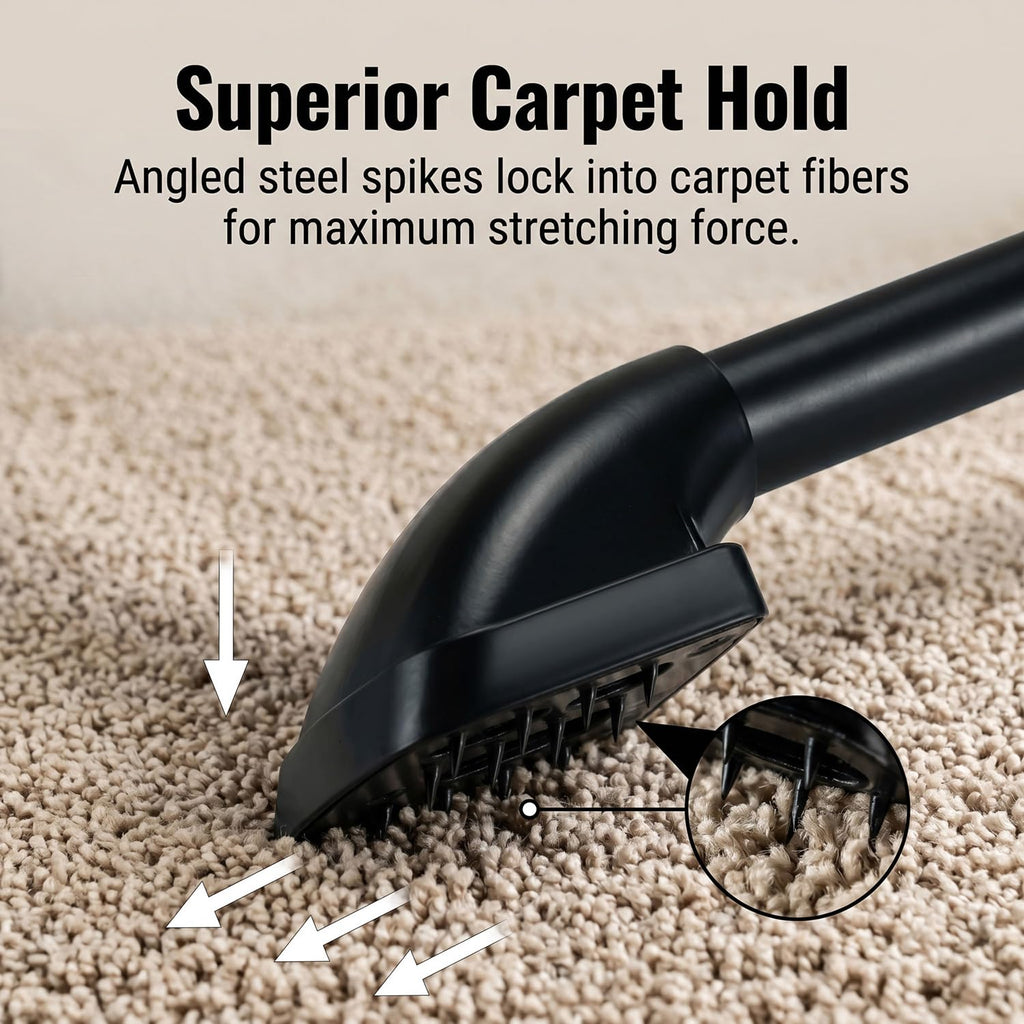 Knee Kicker and Carpet Tucker Combo, 18 Inch Carpet Installation Knee Kicker, Easy Carpet Installation and Tightening