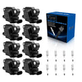 VIPCAR UF413 Ignition Coil & Iridium Spark Plug Kit for Chevy Silverado