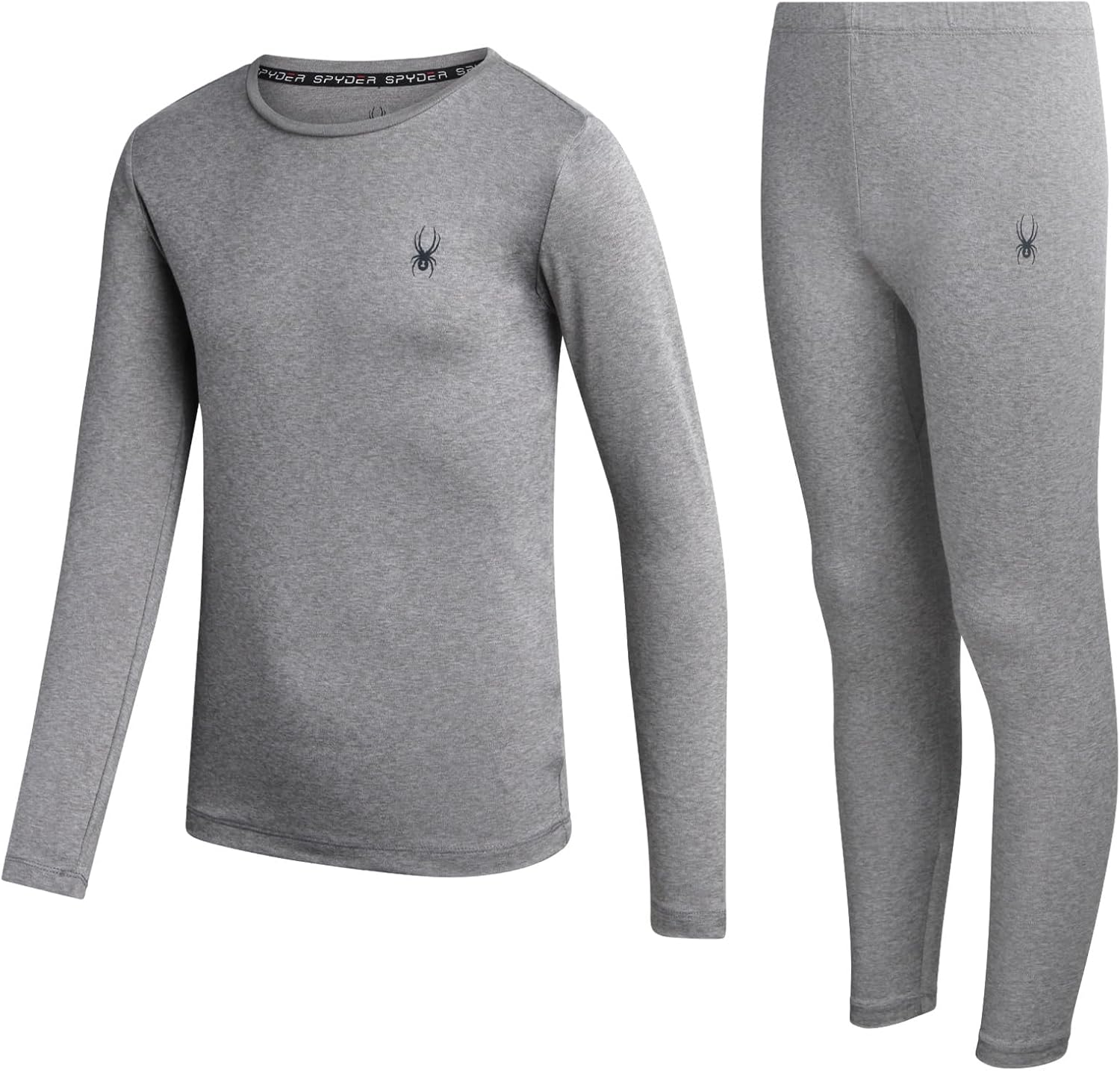 Kids Thermal Underwear Set - 2-Piece Moisture Wicking Stretch Soft | Soft Stretch Base Layer, Warm Breathable Comfort