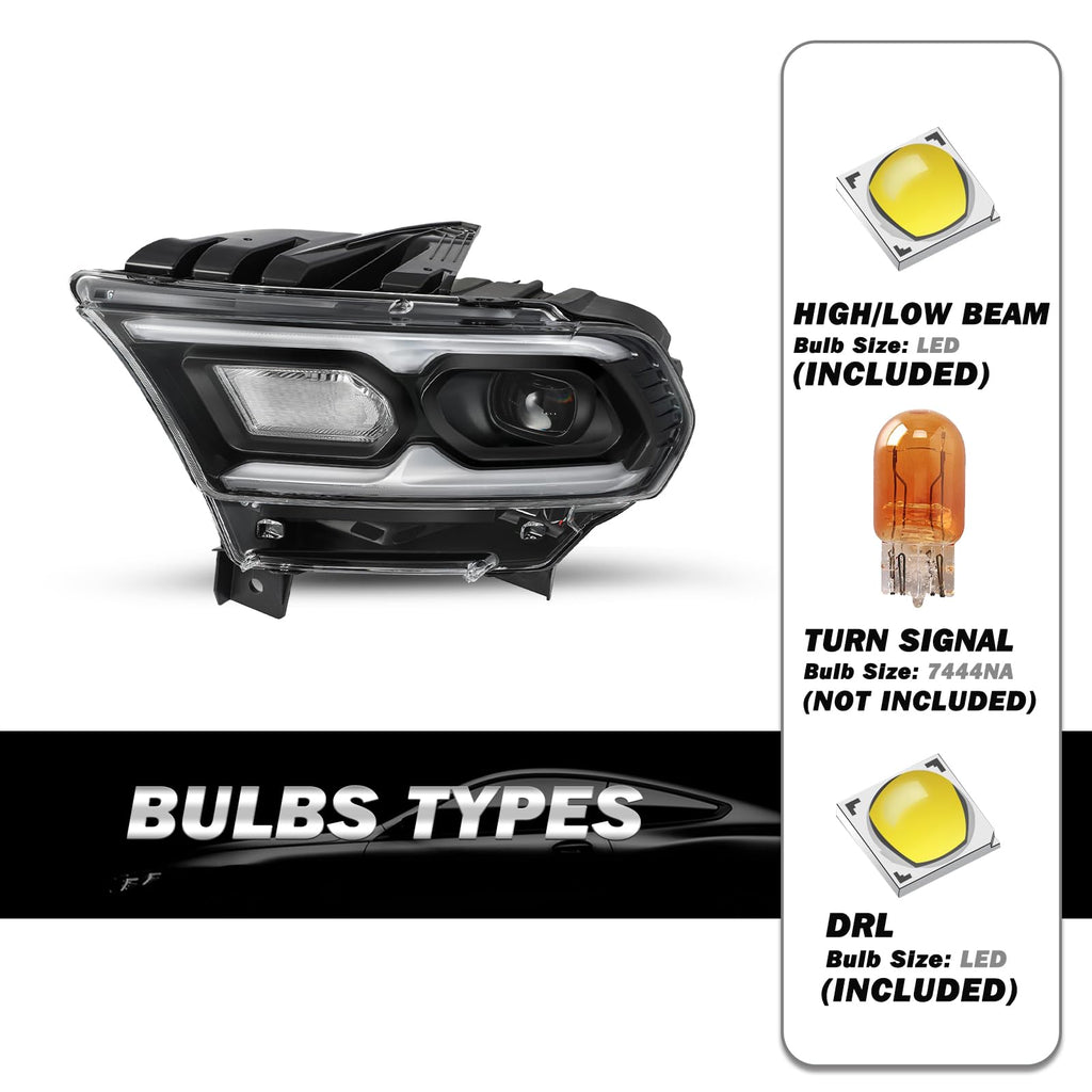 Headlight Assembly Replacement for 2021-2024 Dodge Durango
